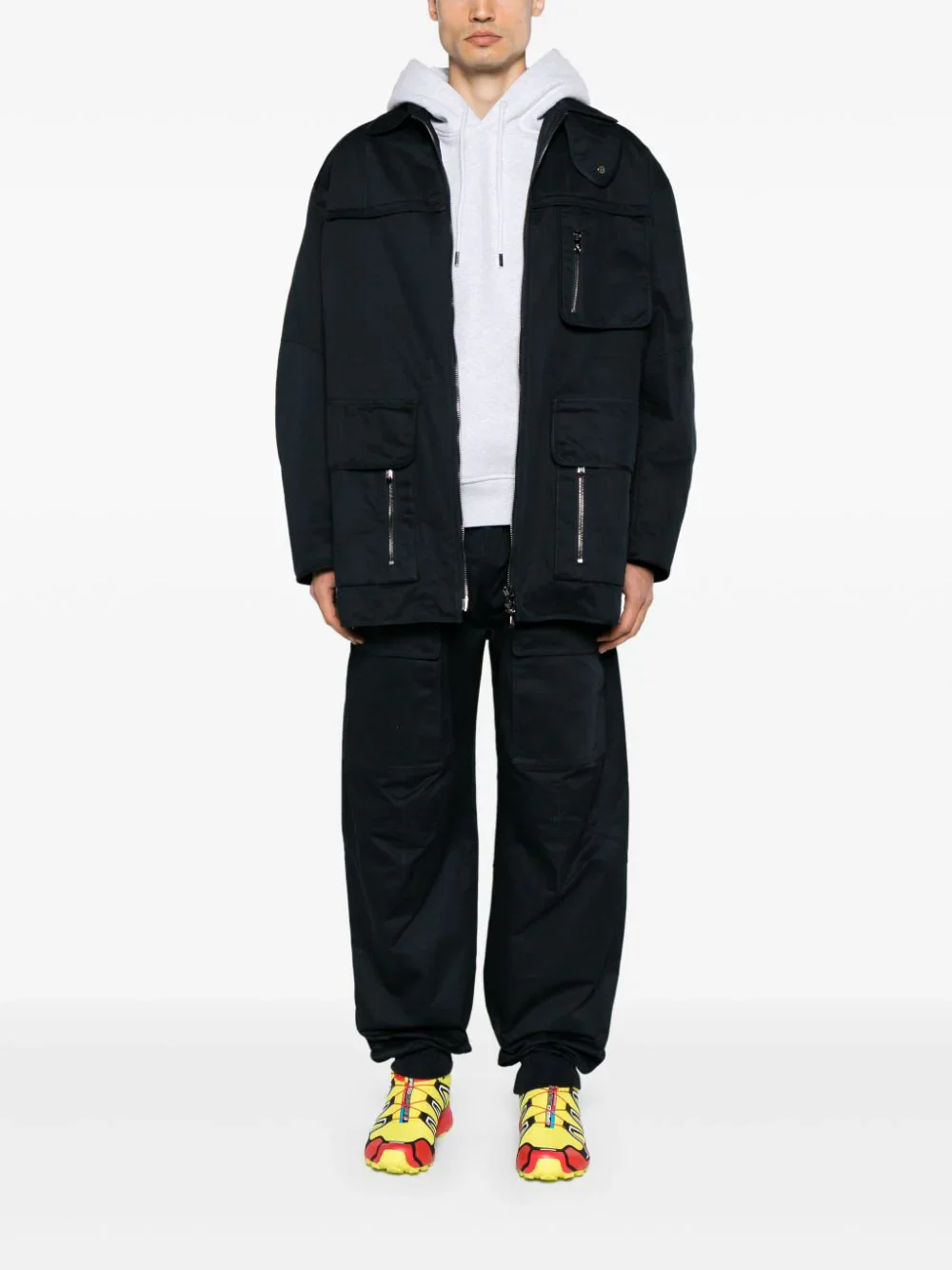 Quilted Cargo Coat - Image 2