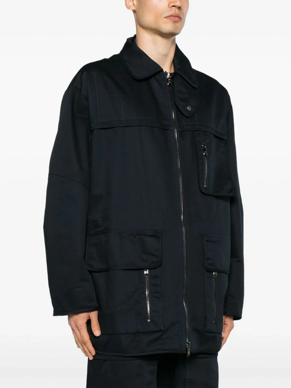 Quilted Cargo Coat - Image 3