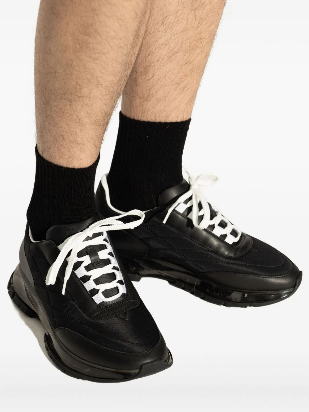 Quilted Transparent-Sole Sneakers - Image 4
