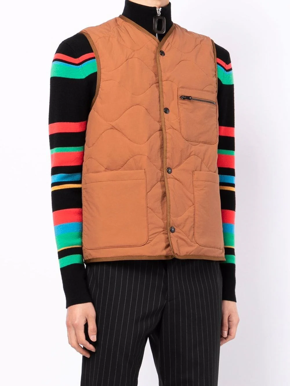 Quilted Wave Gilet - Image 3
