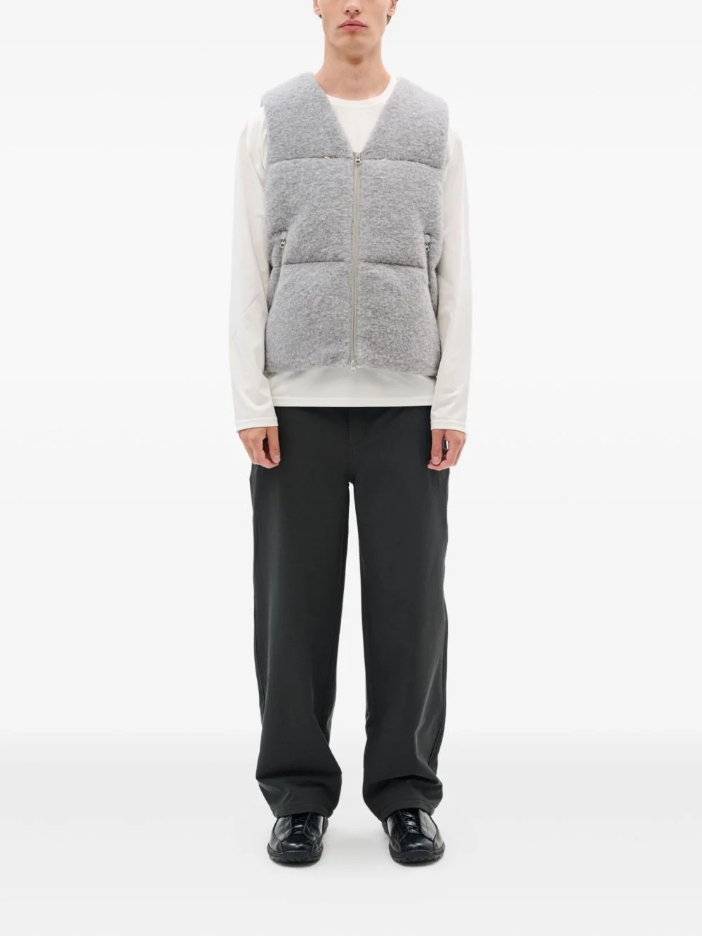 Quilted Zip-Front Gilet - Image 2