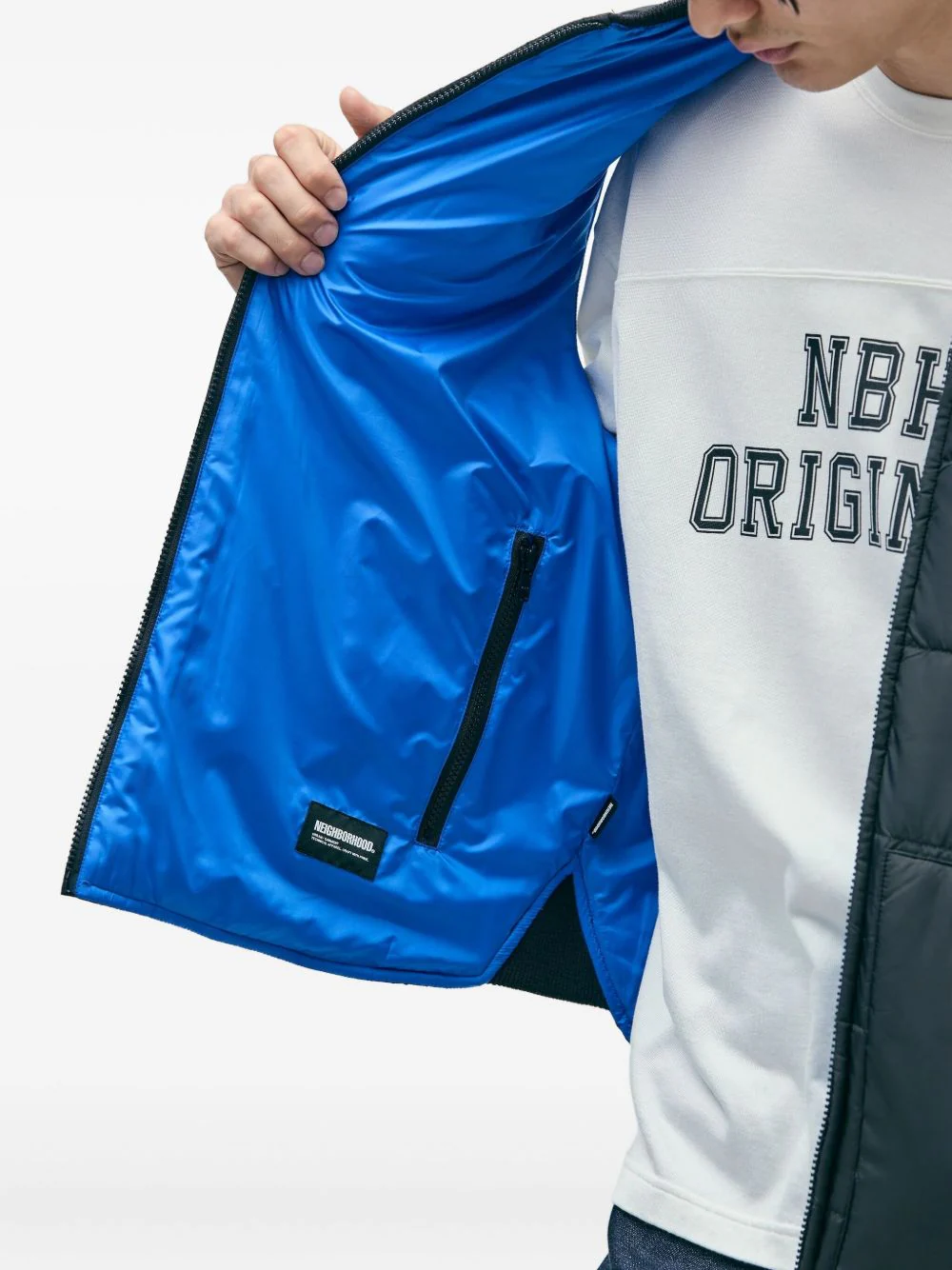 Quilted Zip Gilet - Image 4
