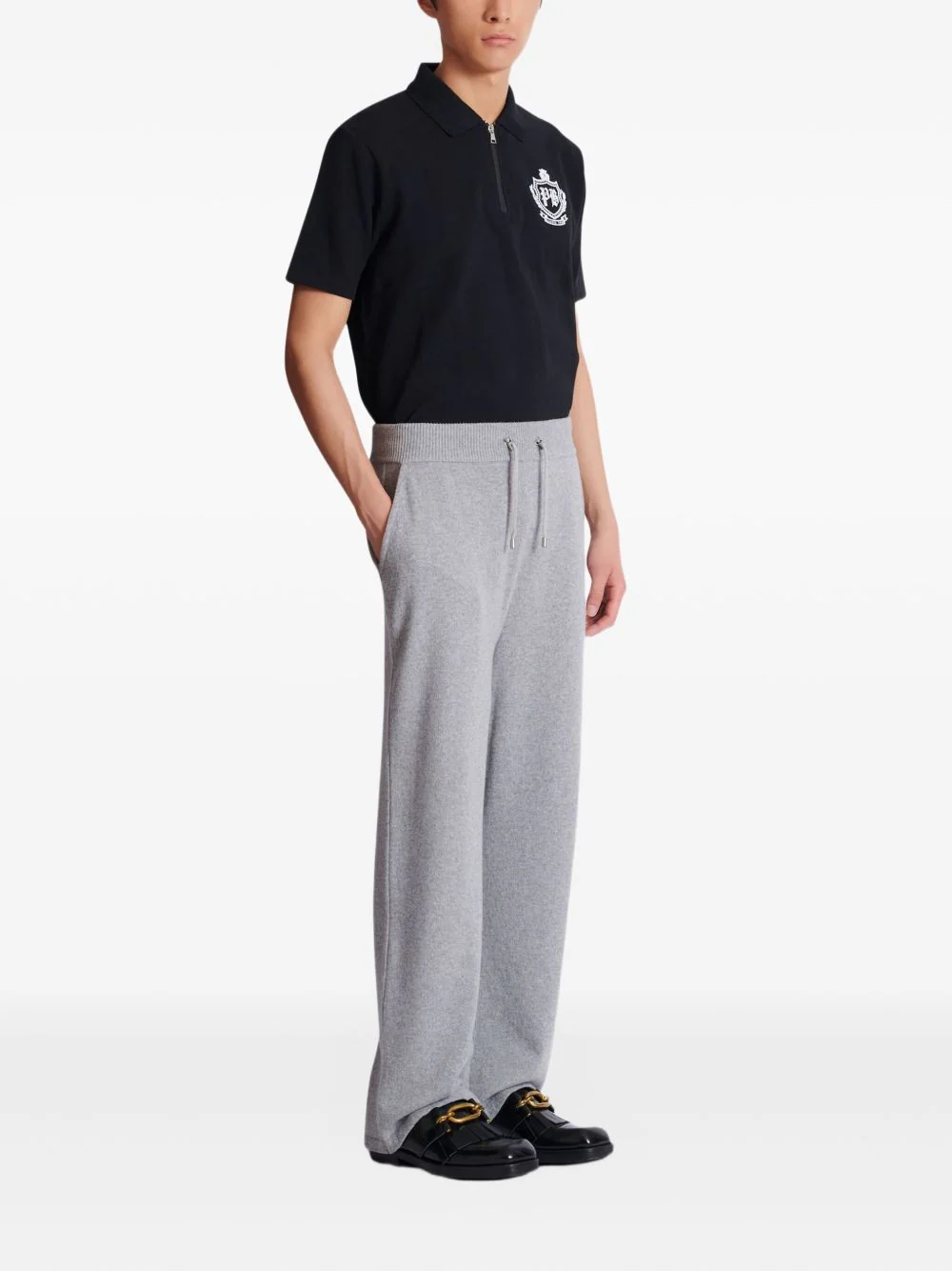 Recycled Cashmere-Wool Blend Track Pants - Image 4