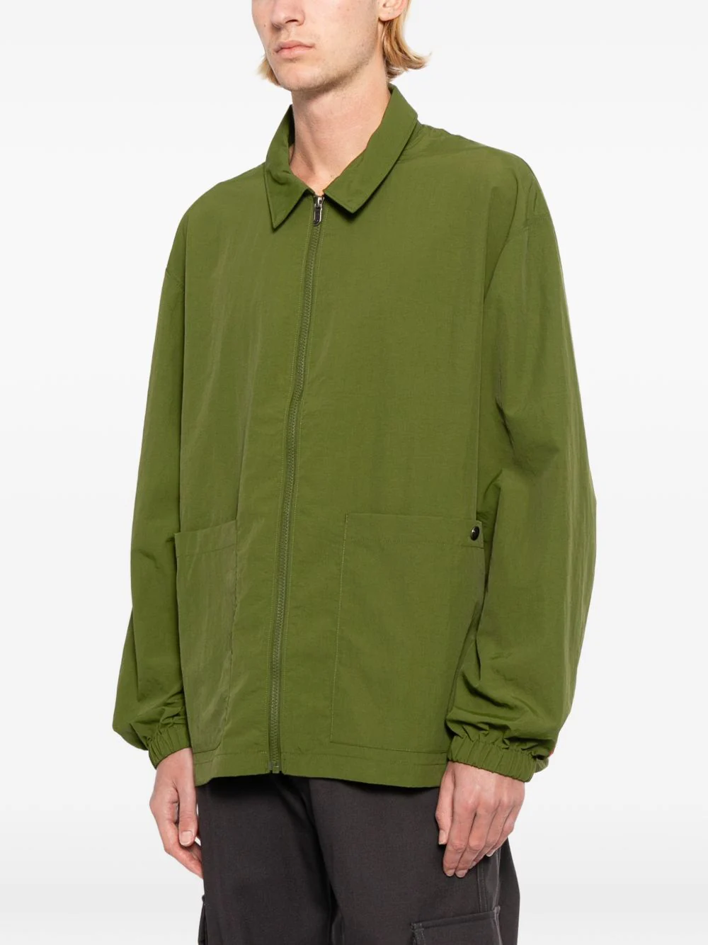 Red Box Nylon Long-Sleeve Shirt - Image 4