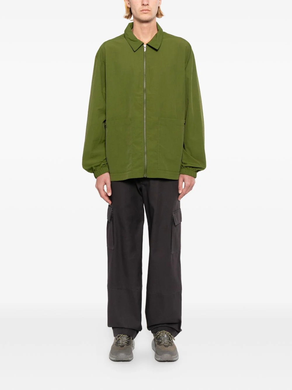 Red Box Nylon Long-Sleeve Shirt - Image 5