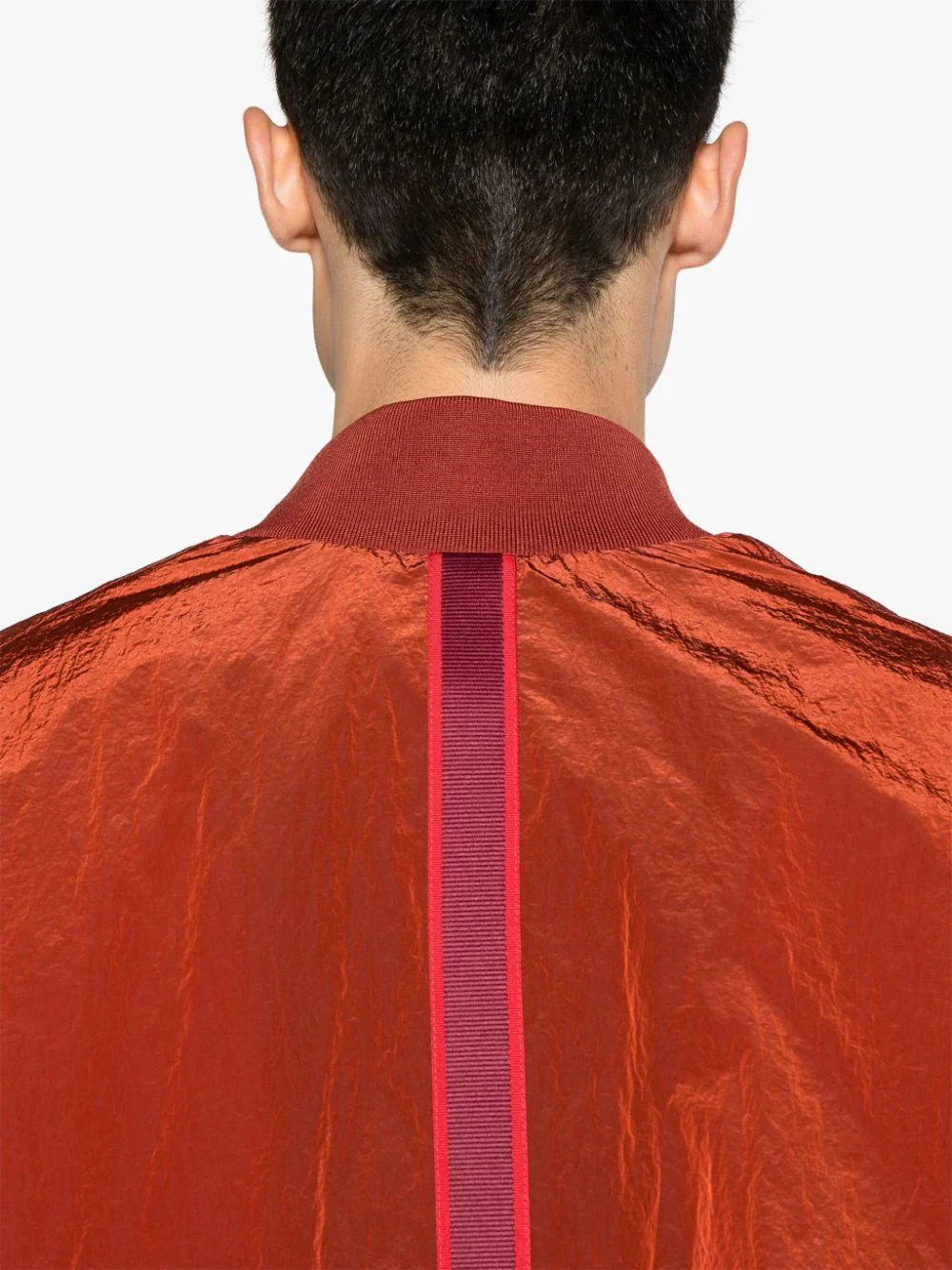 Reflective-Effect Zip-Up Bomber Jacket - Image 4