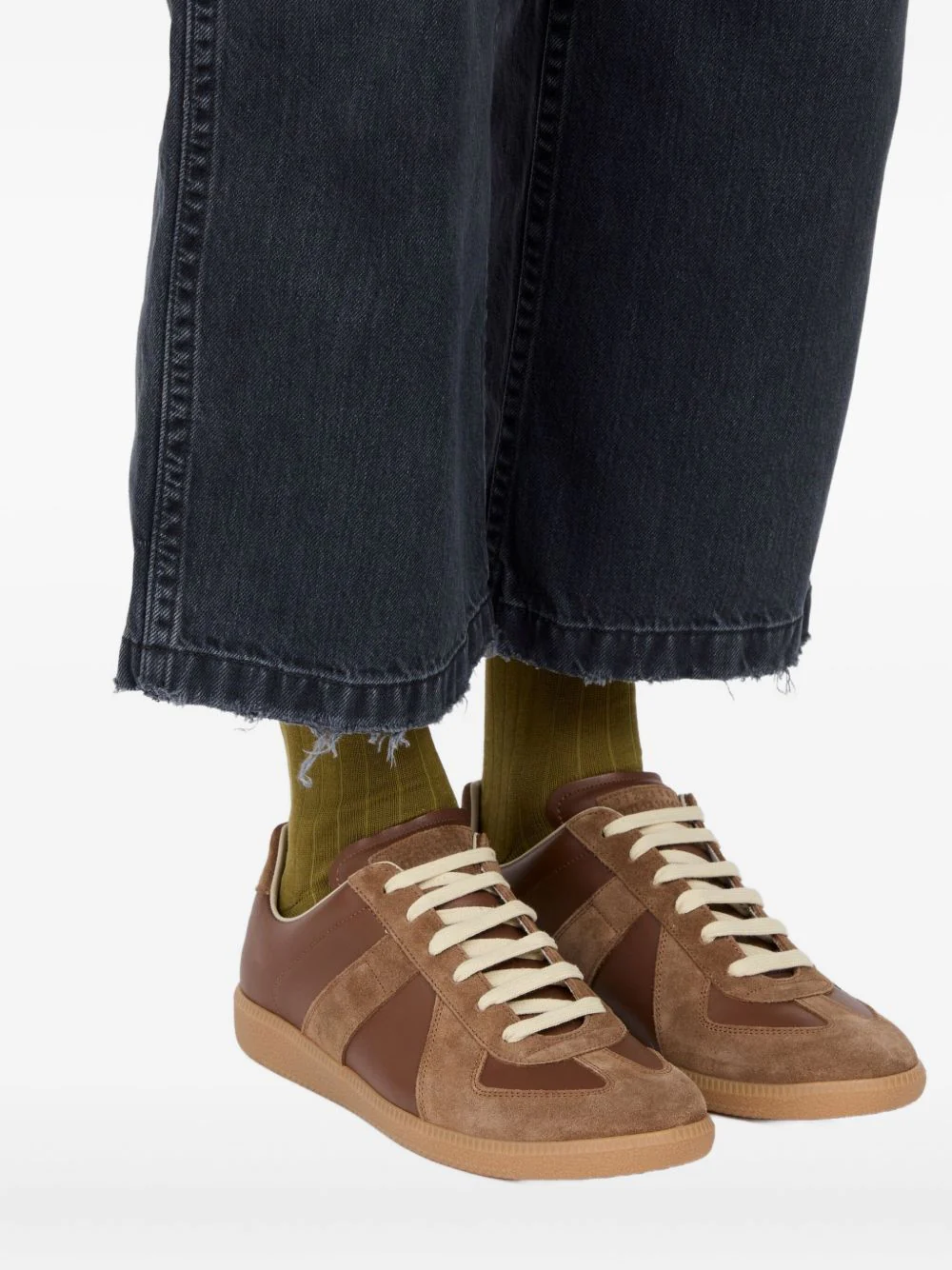 Replica Leather Sneakers - Image 4