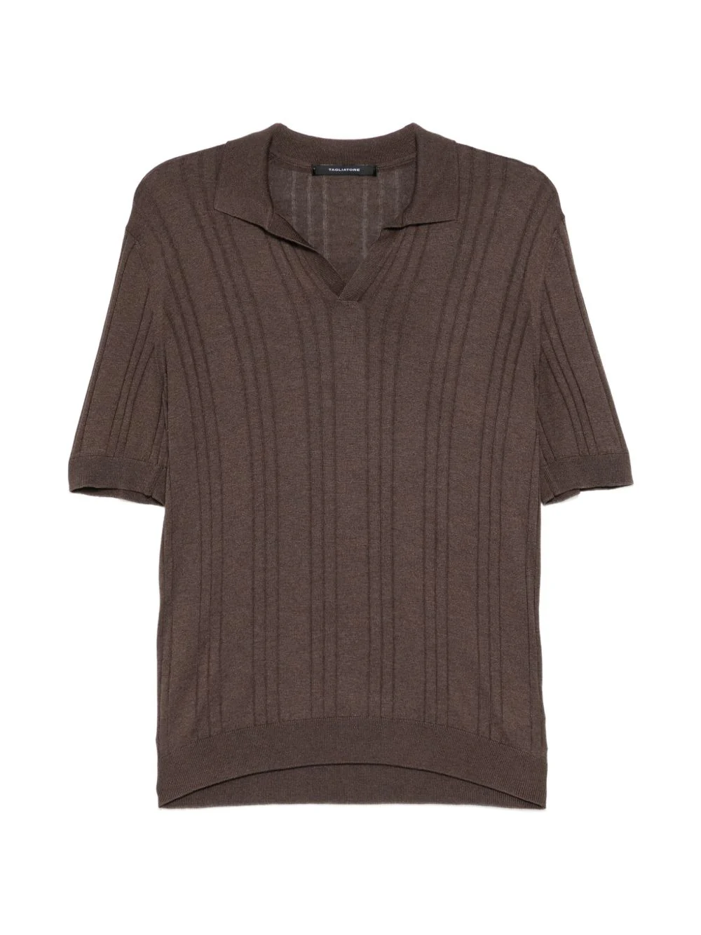 Revere Collar Short-Sleeve T-Shirt