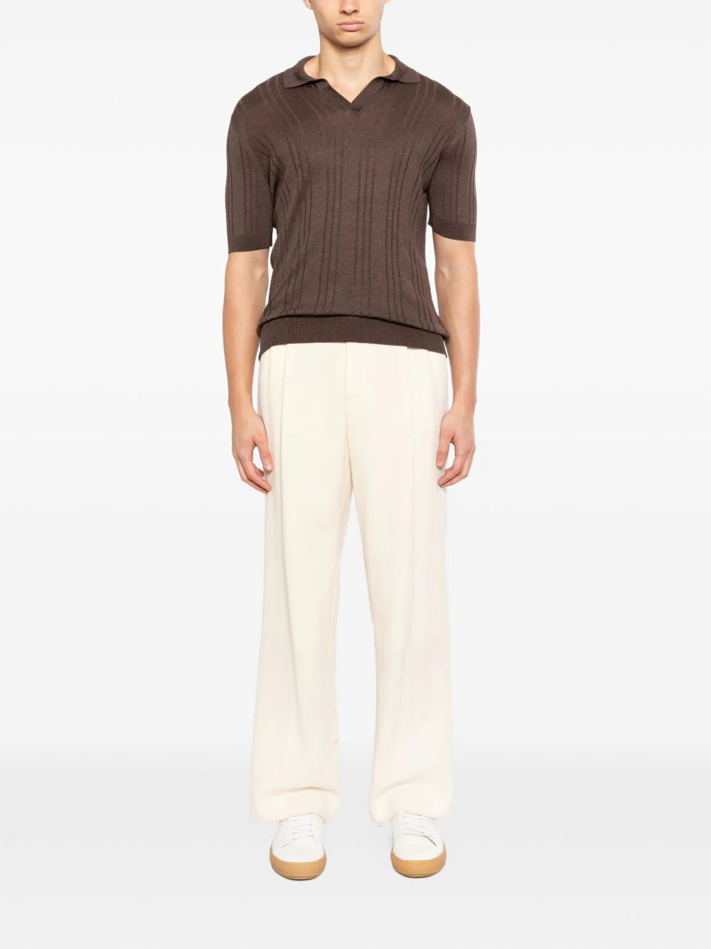 Revere Collar Short-Sleeve T-Shirt - Image 2