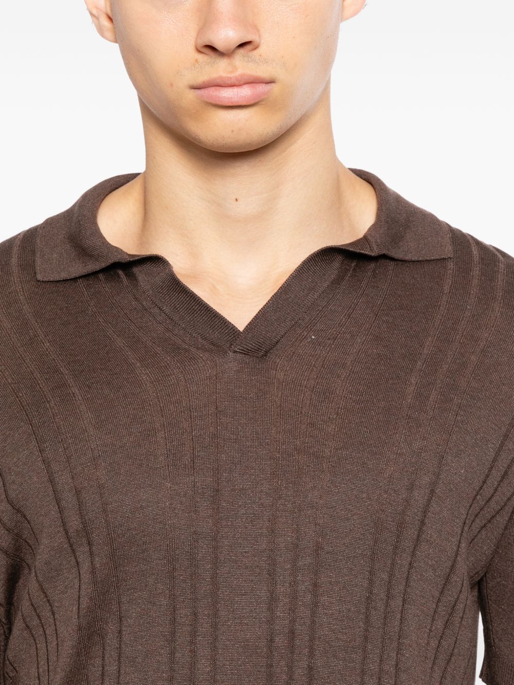 Revere Collar Short-Sleeve T-Shirt - Image 3