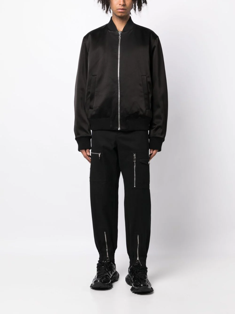 Reversible Graphic-Print Bomber Jacket - Image 3