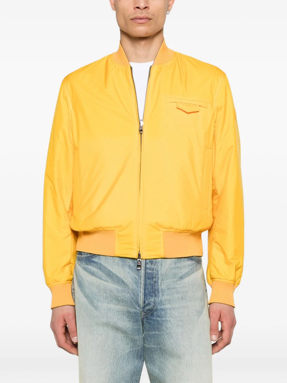 Reversible Logo-Patch Bomber Jacket - Image 2