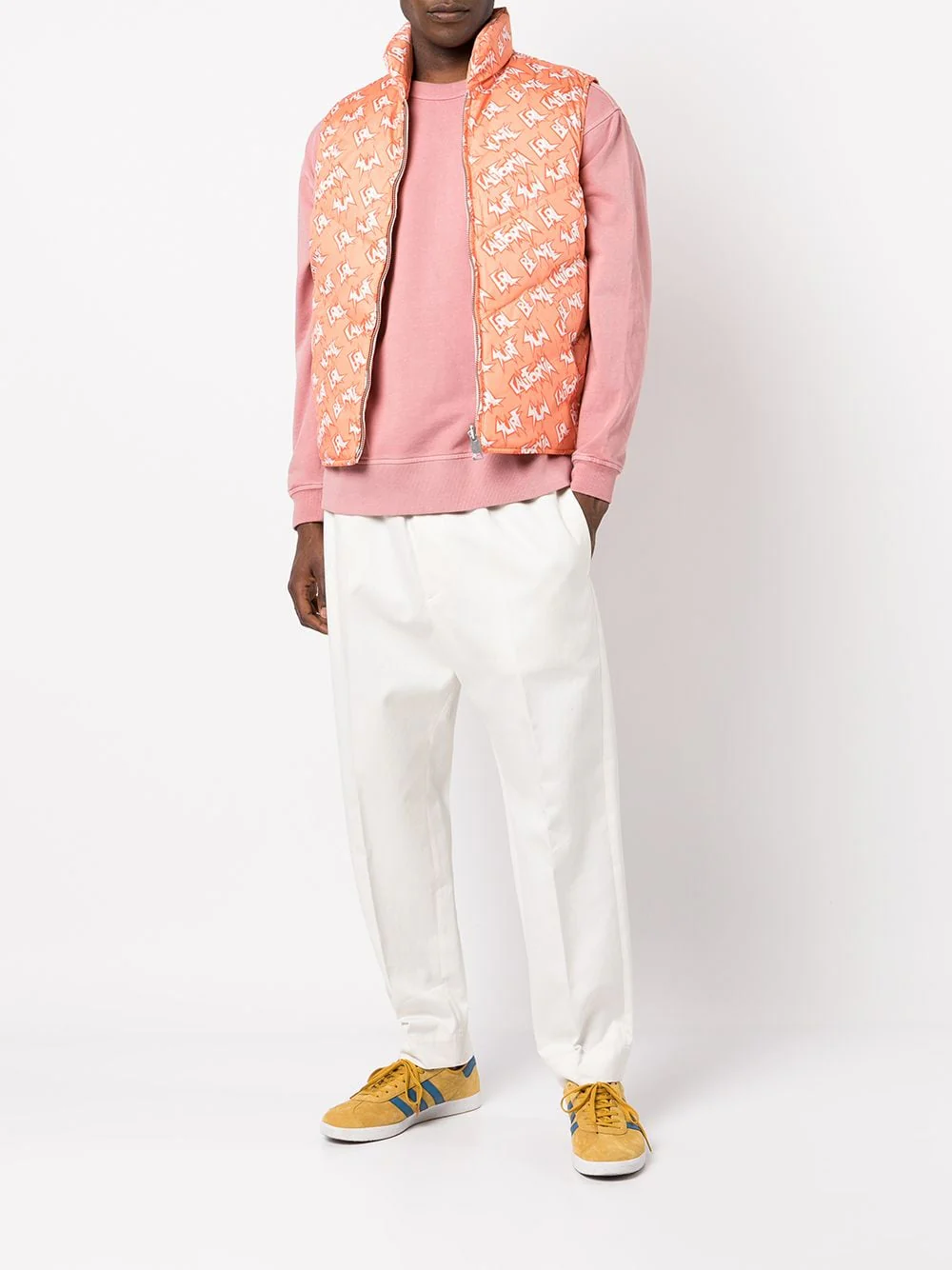 Reversible Logo-Print Padded Gilet - Image 2