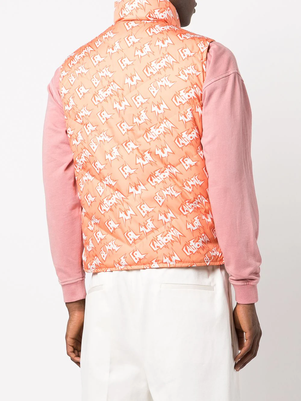 Reversible Logo-Print Padded Gilet - Image 4