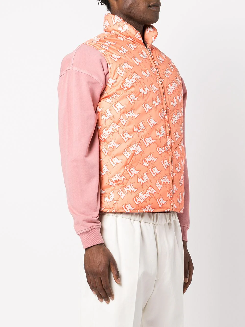 Reversible Logo-Print Padded Gilet - Image 6