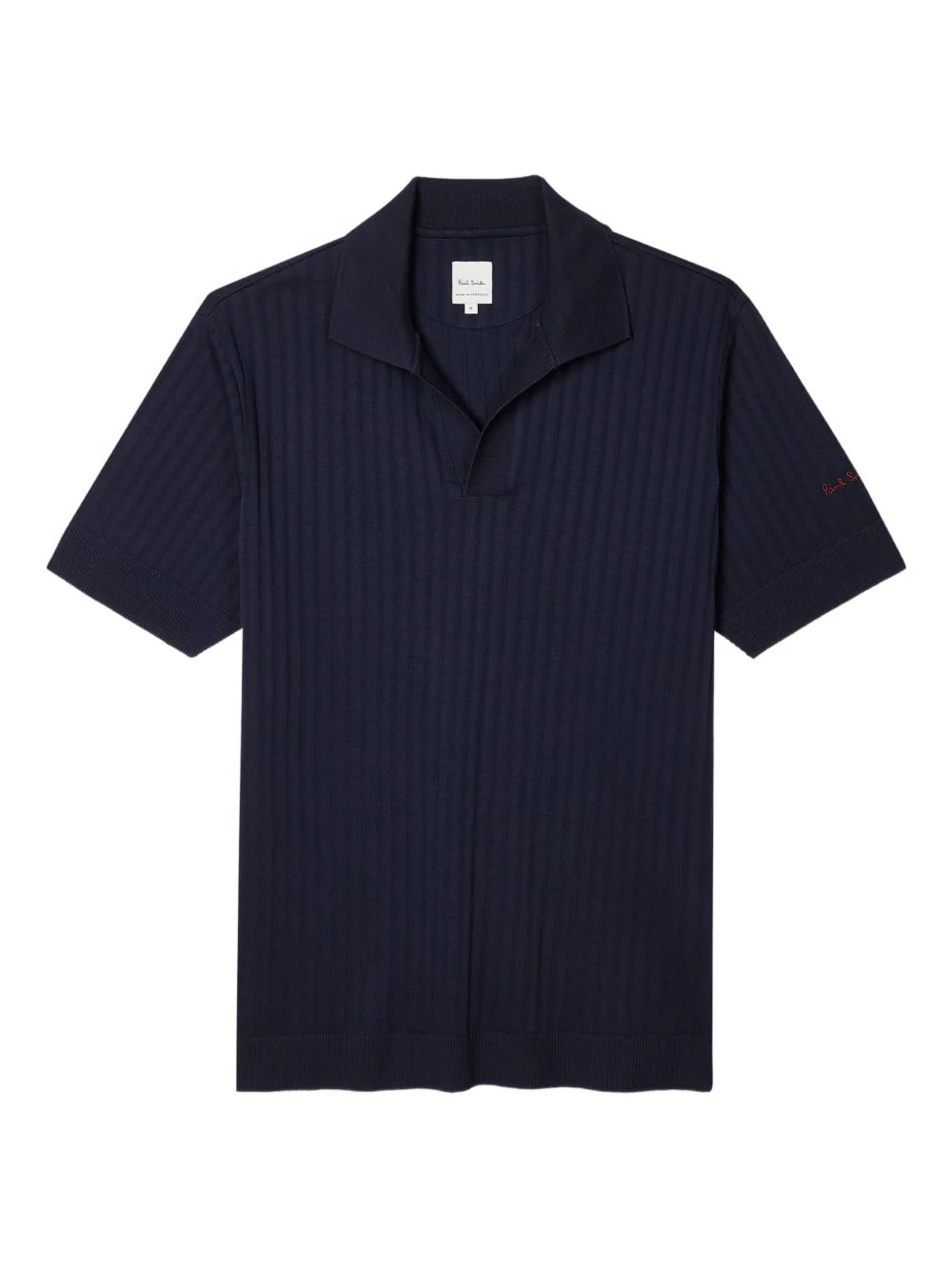 Ribbed Cotton T-Shirt