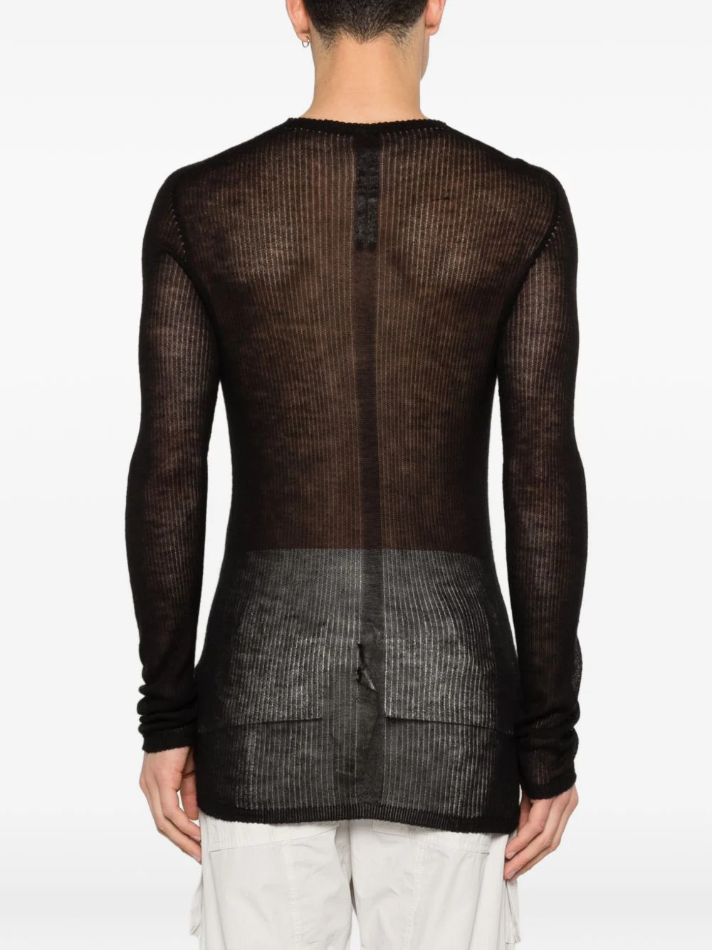 Ribbed Crew-Neck Sweater - Image 3