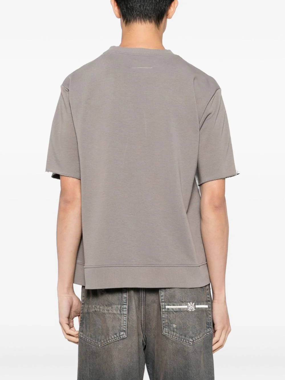 Ribbed-Hem T-Shirt - Image 3