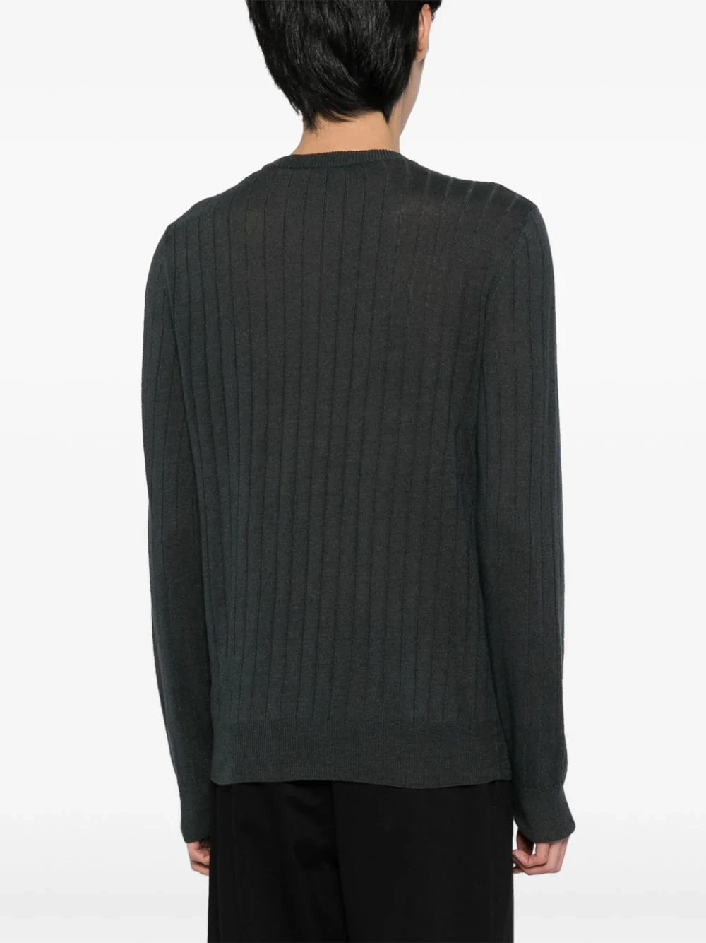 Ribbed-Knit Linen-Cotton Jumper - Image 4