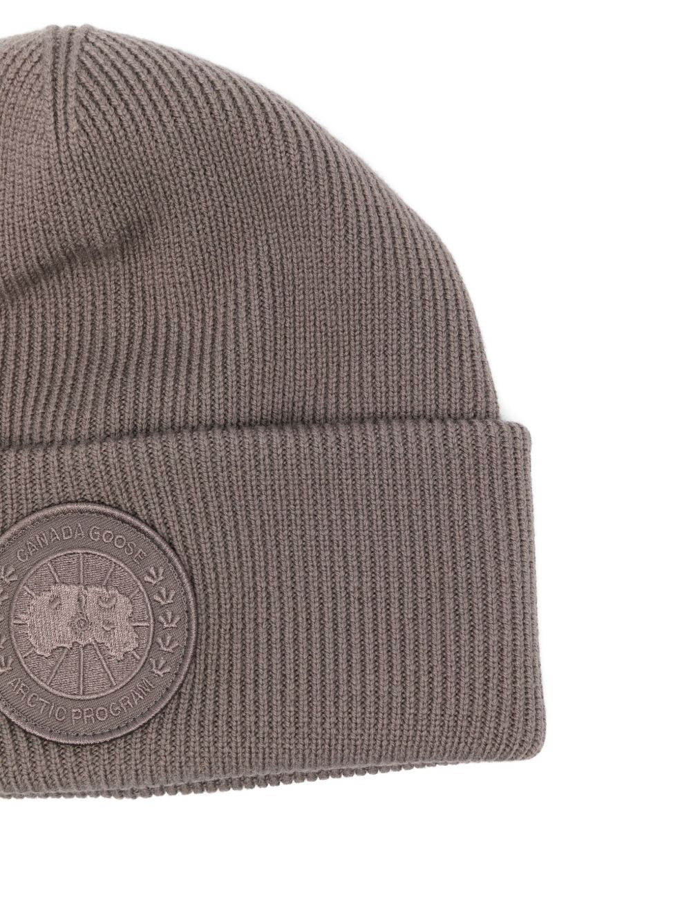Ribbed Logo-Patch Beanie - Image 2