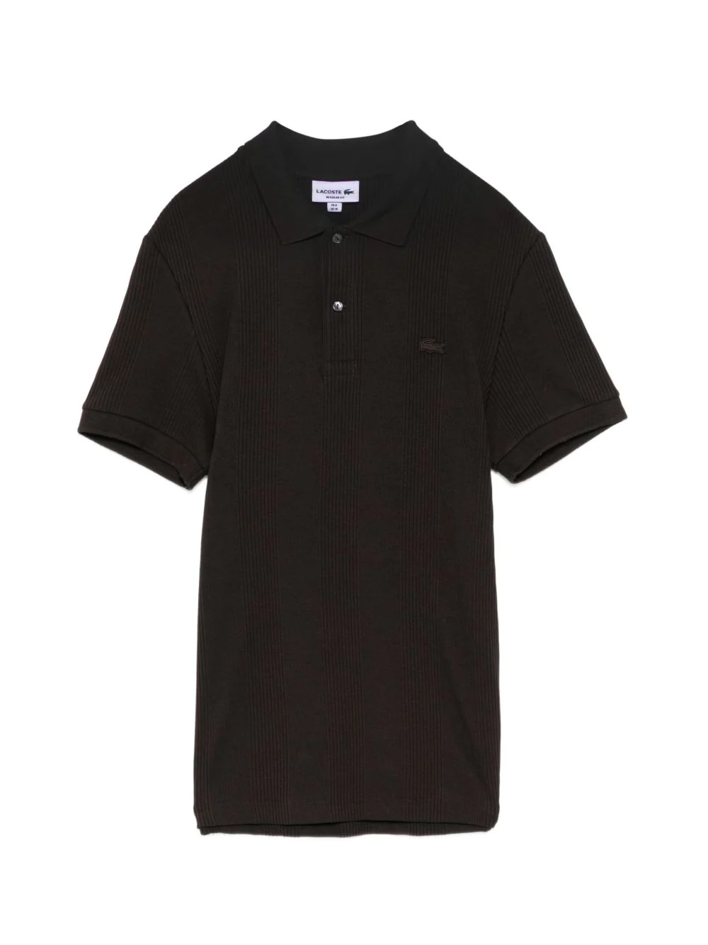 Ribbed Logo Polo Shirt