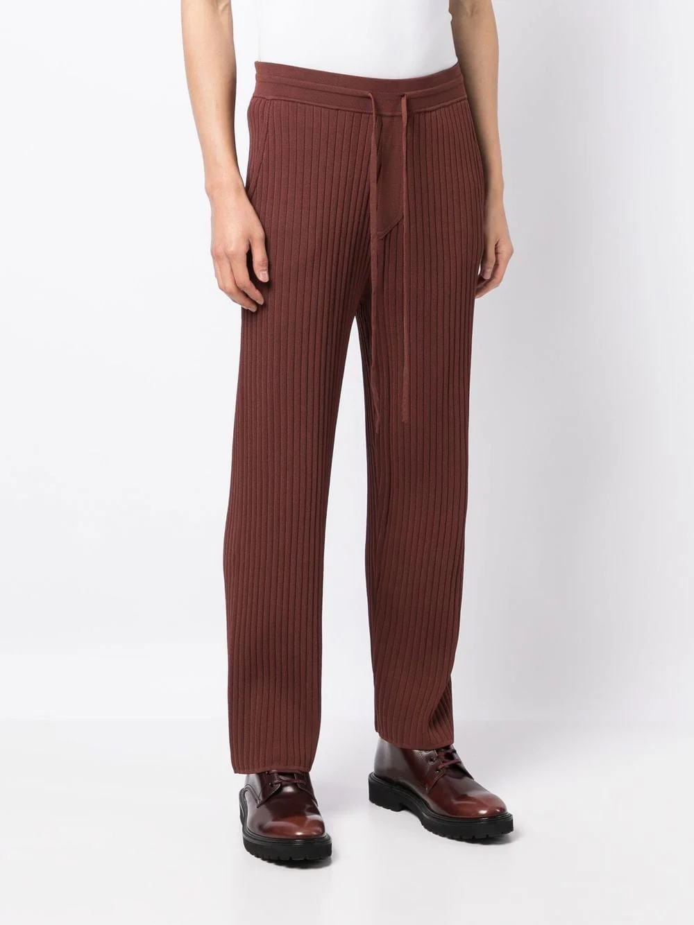 Ribbed Straight-Leg Trousers - Image 4
