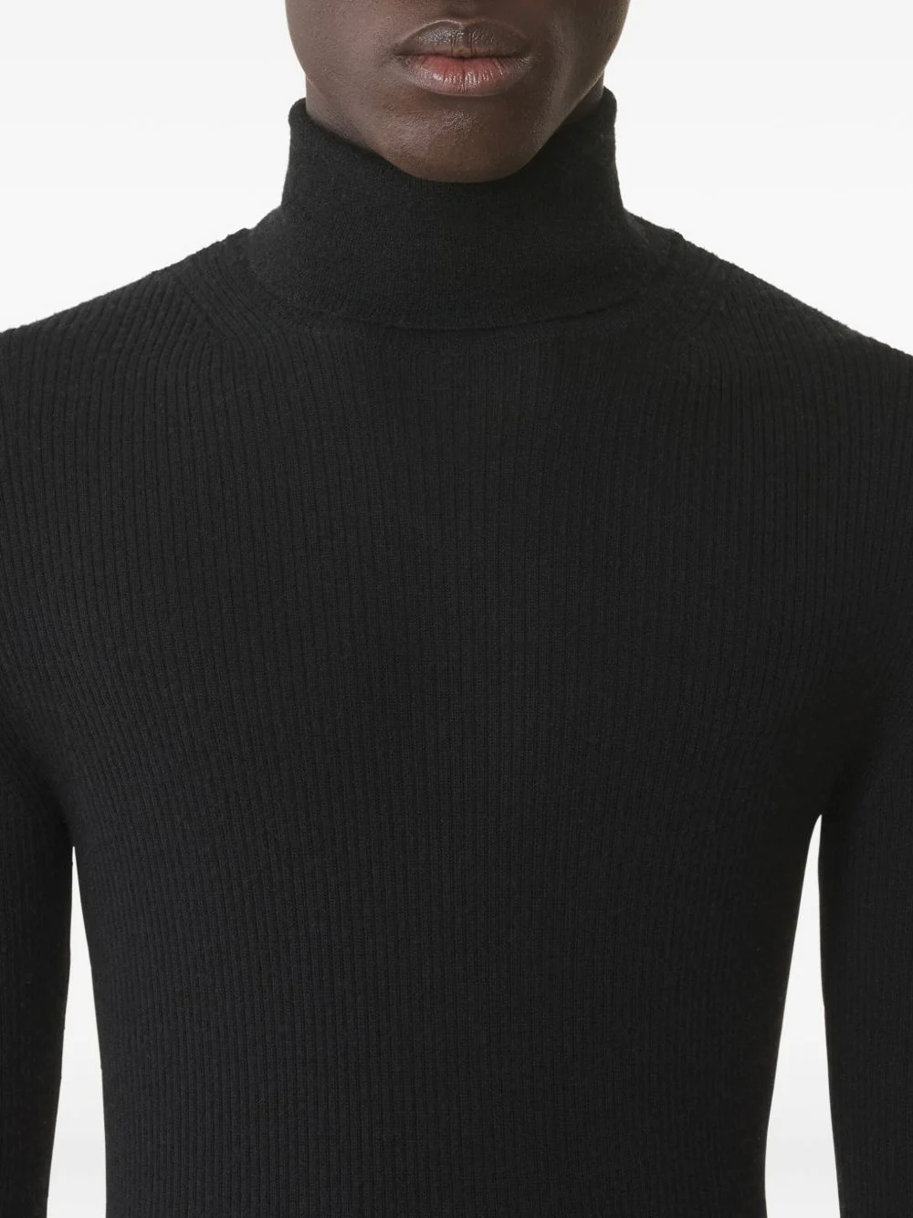 Ribbed Turtleneck Sweater - Image 2