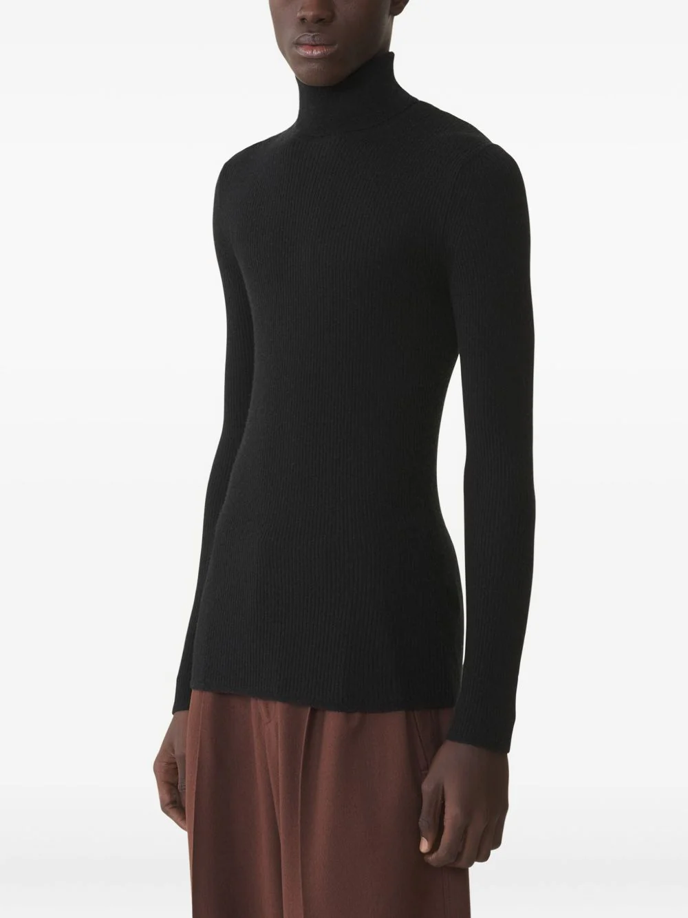 Ribbed Turtleneck Sweater - Image 3