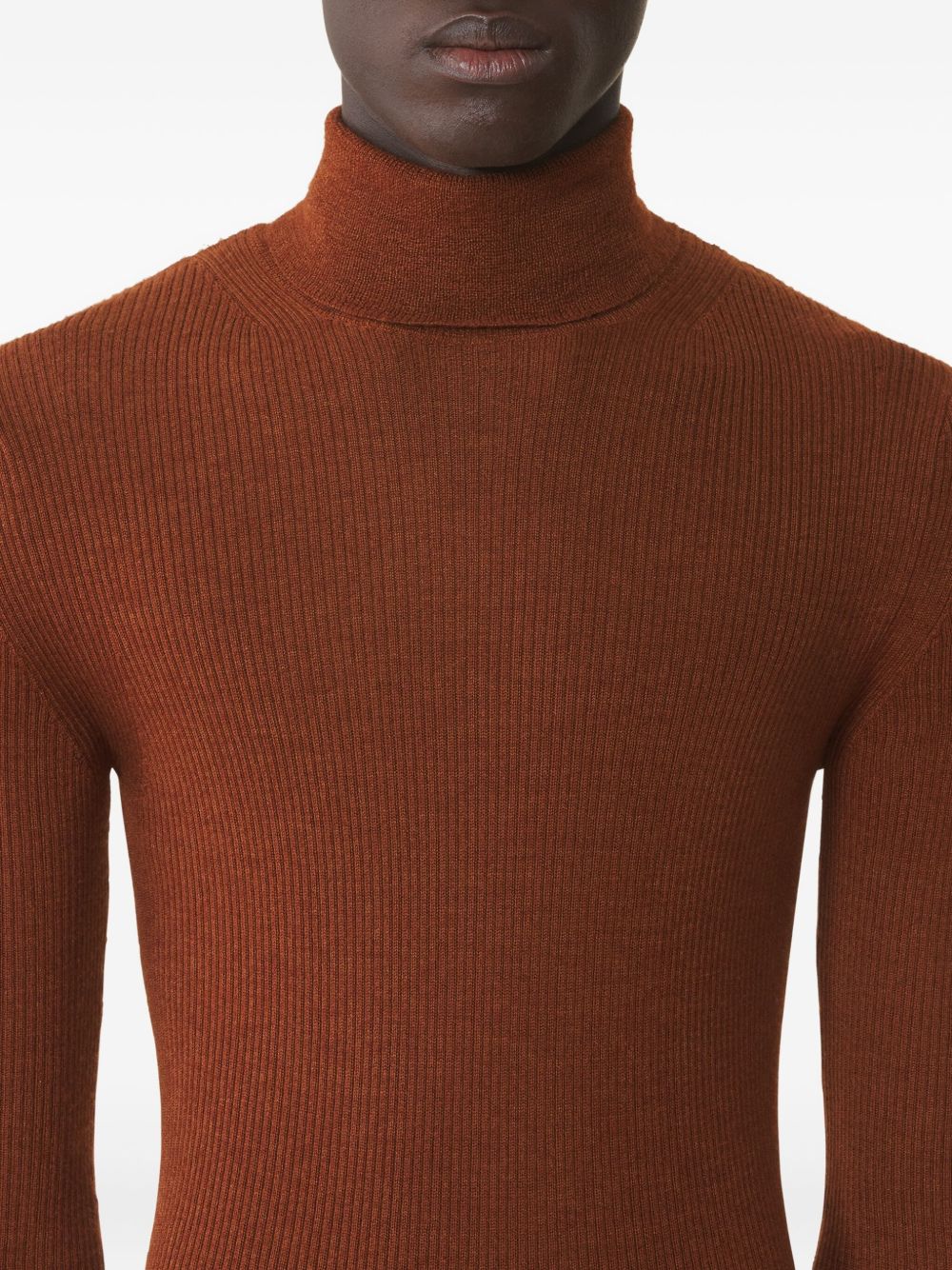 Ribbed Turtleneck Sweater - Image 5