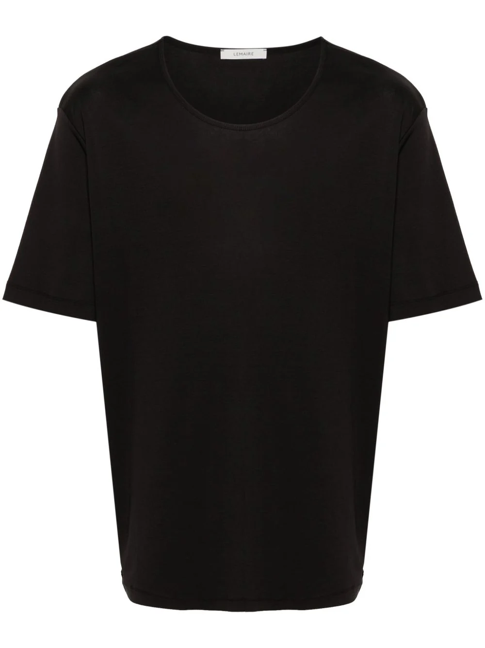 Ribbed U-Neck T-Shirt