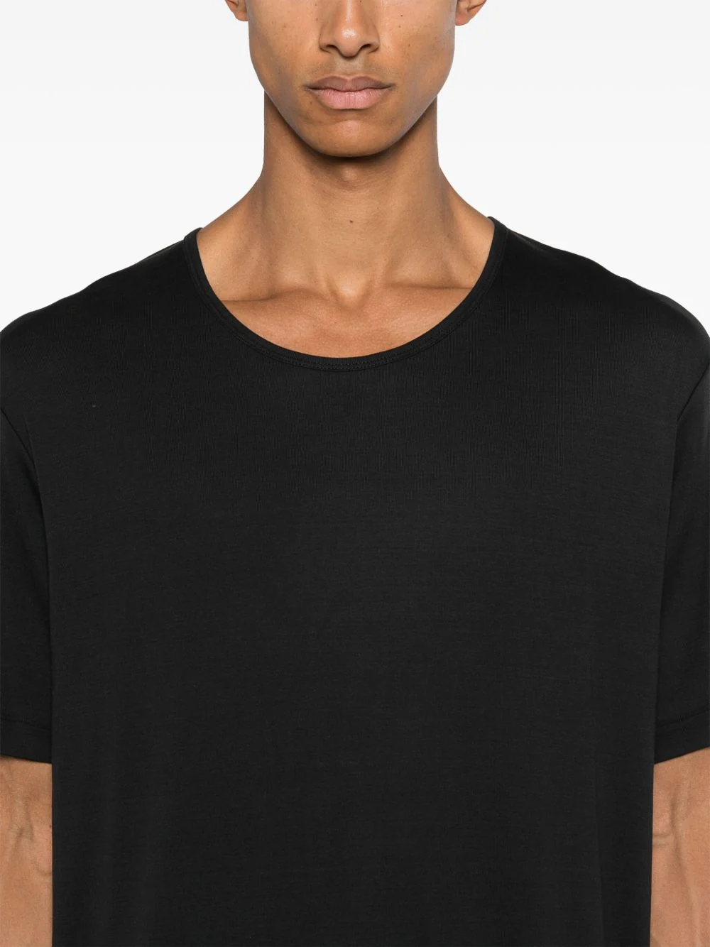 Ribbed U-Neck T-Shirt - Image 2
