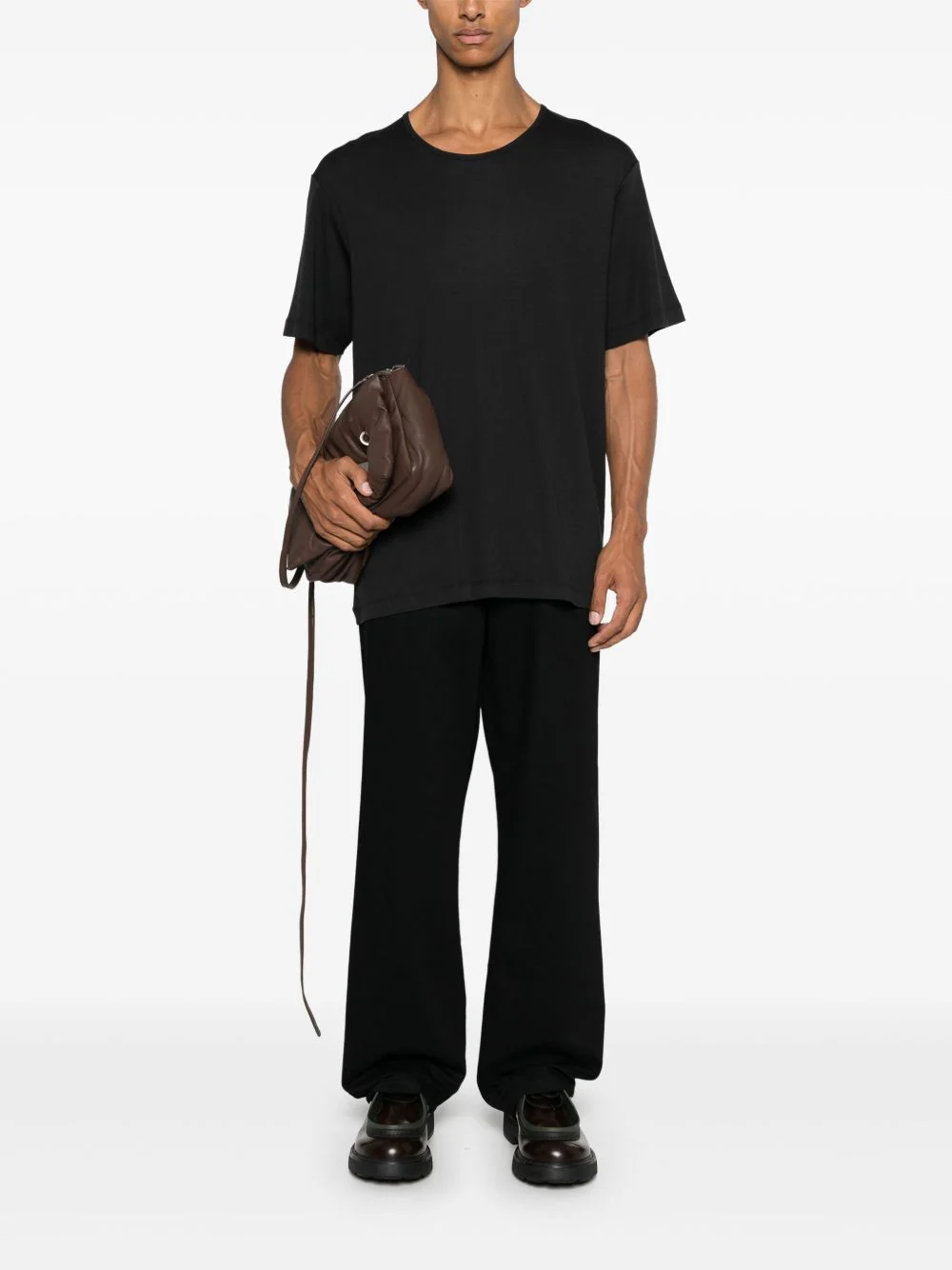 Ribbed U-Neck T-Shirt - Image 5