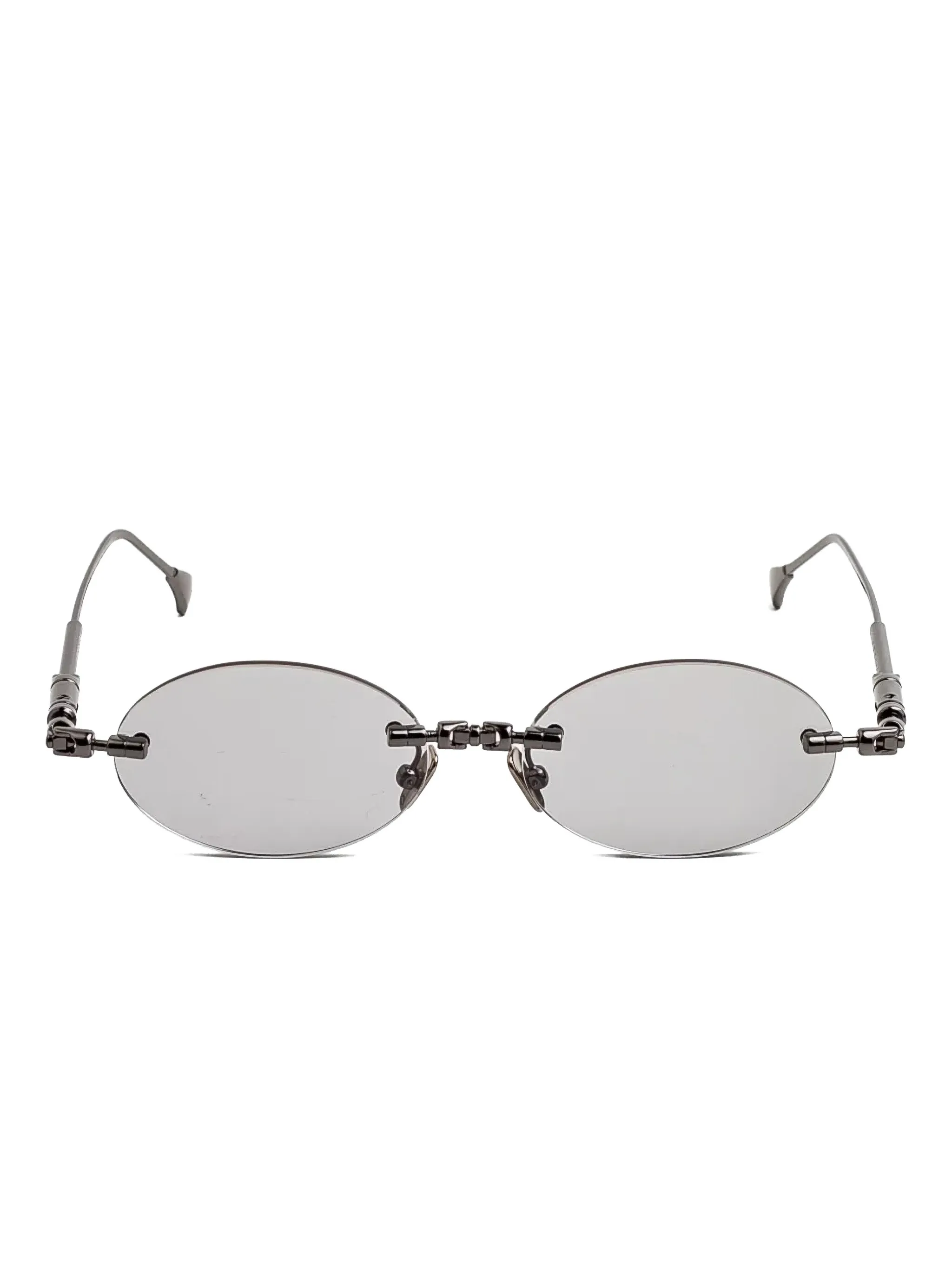 Rimless Oval-Frame Sunglasses