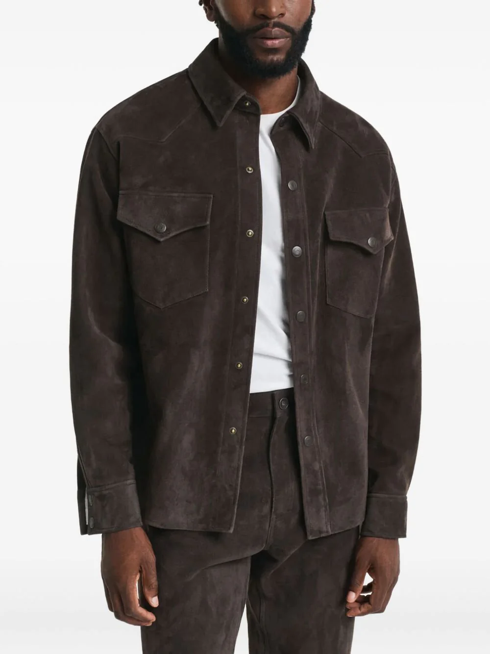 Rodeo Suede Double-Pocket Shirt - Image 3