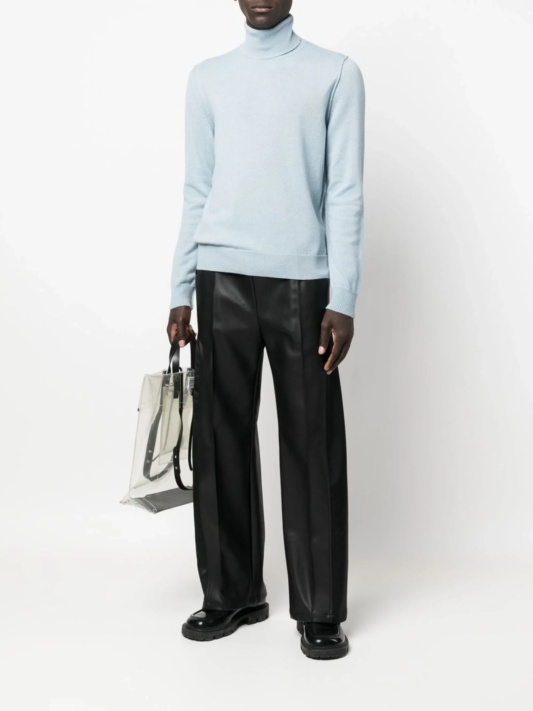 Roll-Neck Cashmere Jumper - Image 2