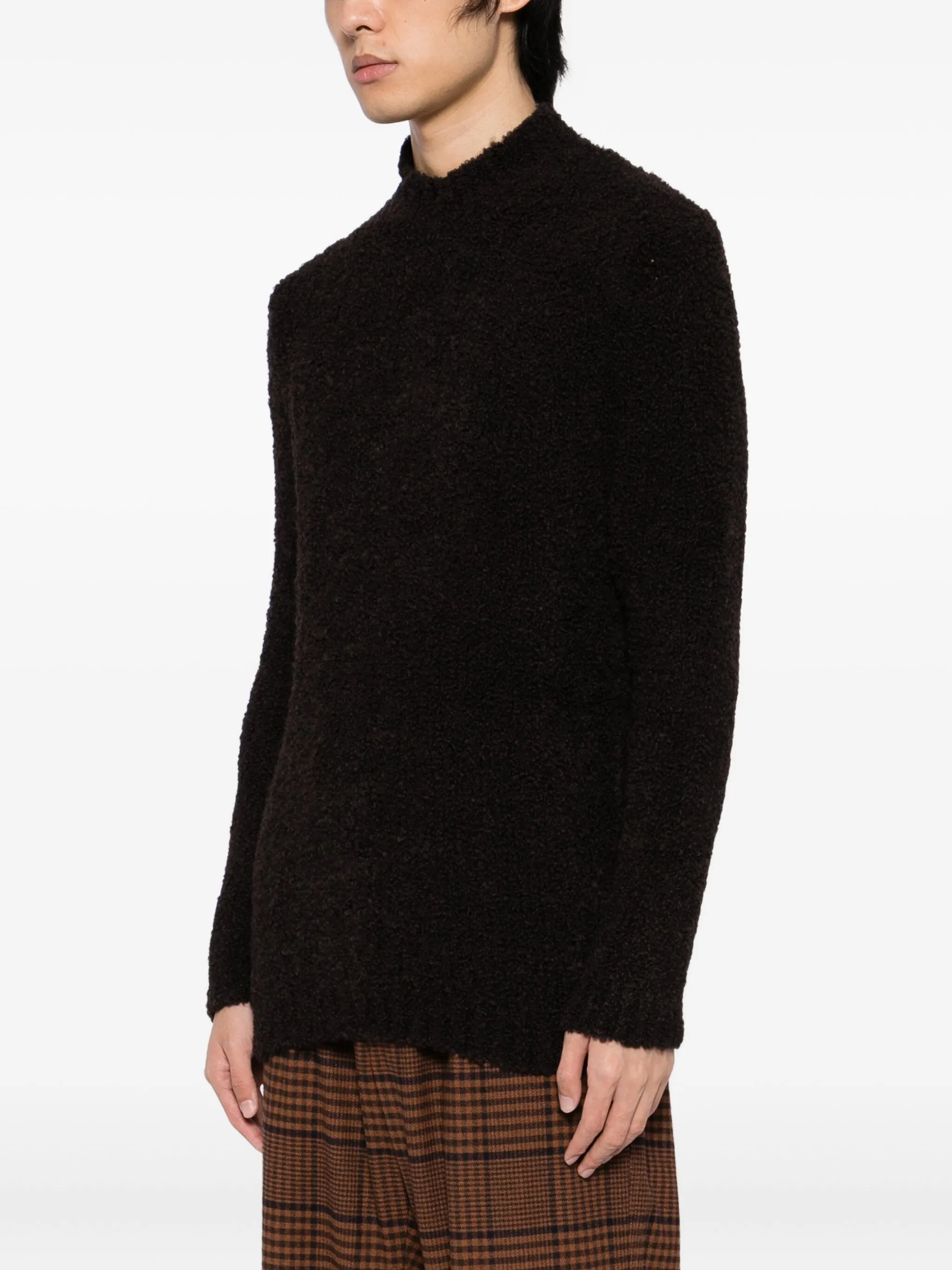 Roll-Neck Fluffy Jumper - Image 3