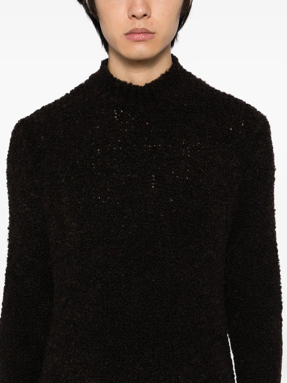 Roll-Neck Fluffy Jumper - Image 5