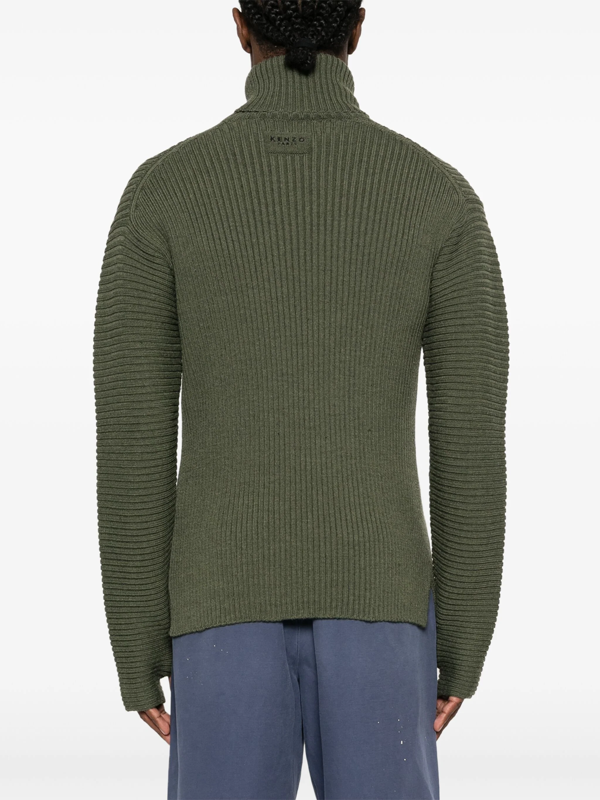 Roll-Neck Ribbed-Knit Jumper - Image 4