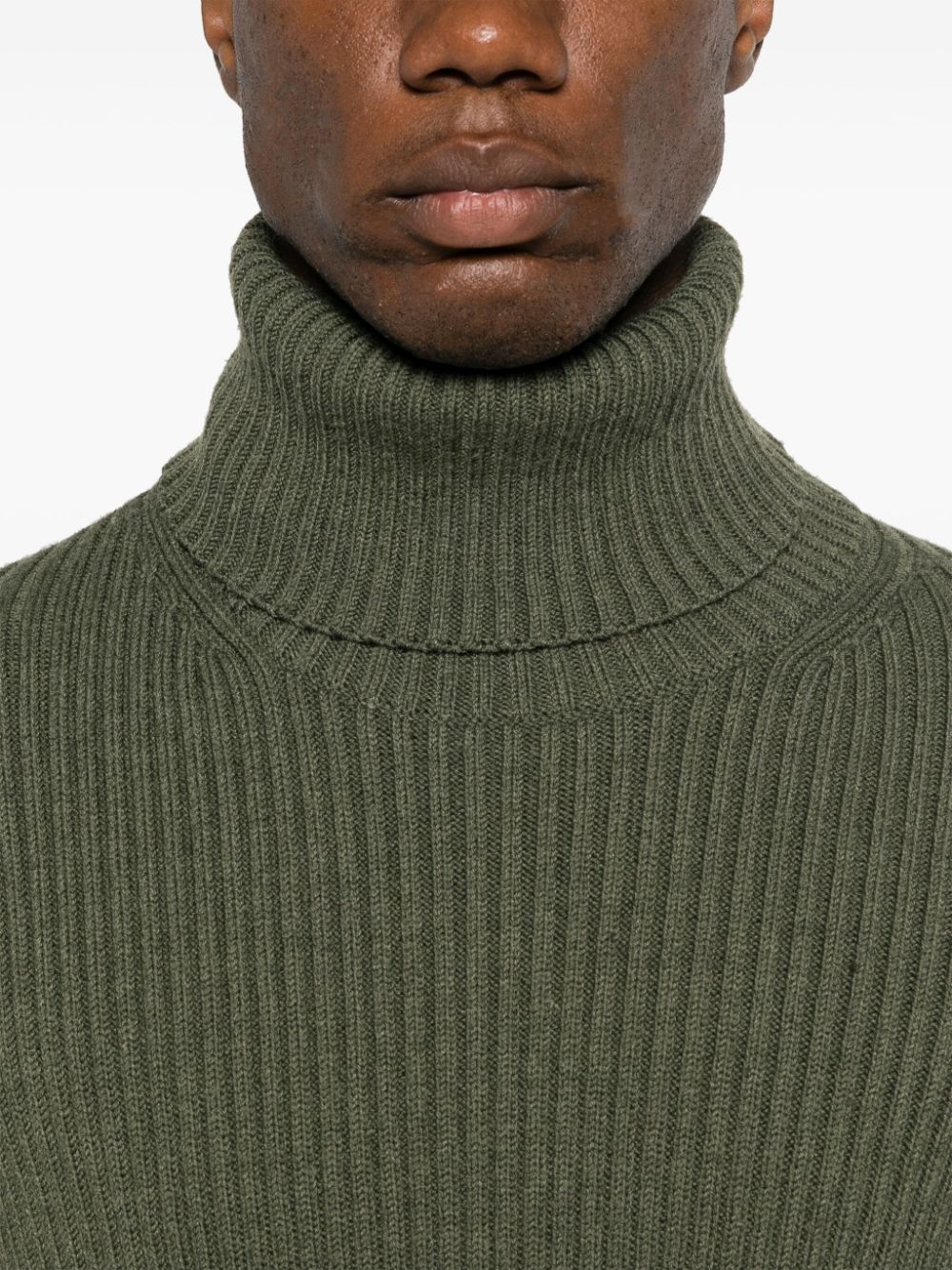 Roll-Neck Ribbed-Knit Jumper - Image 5