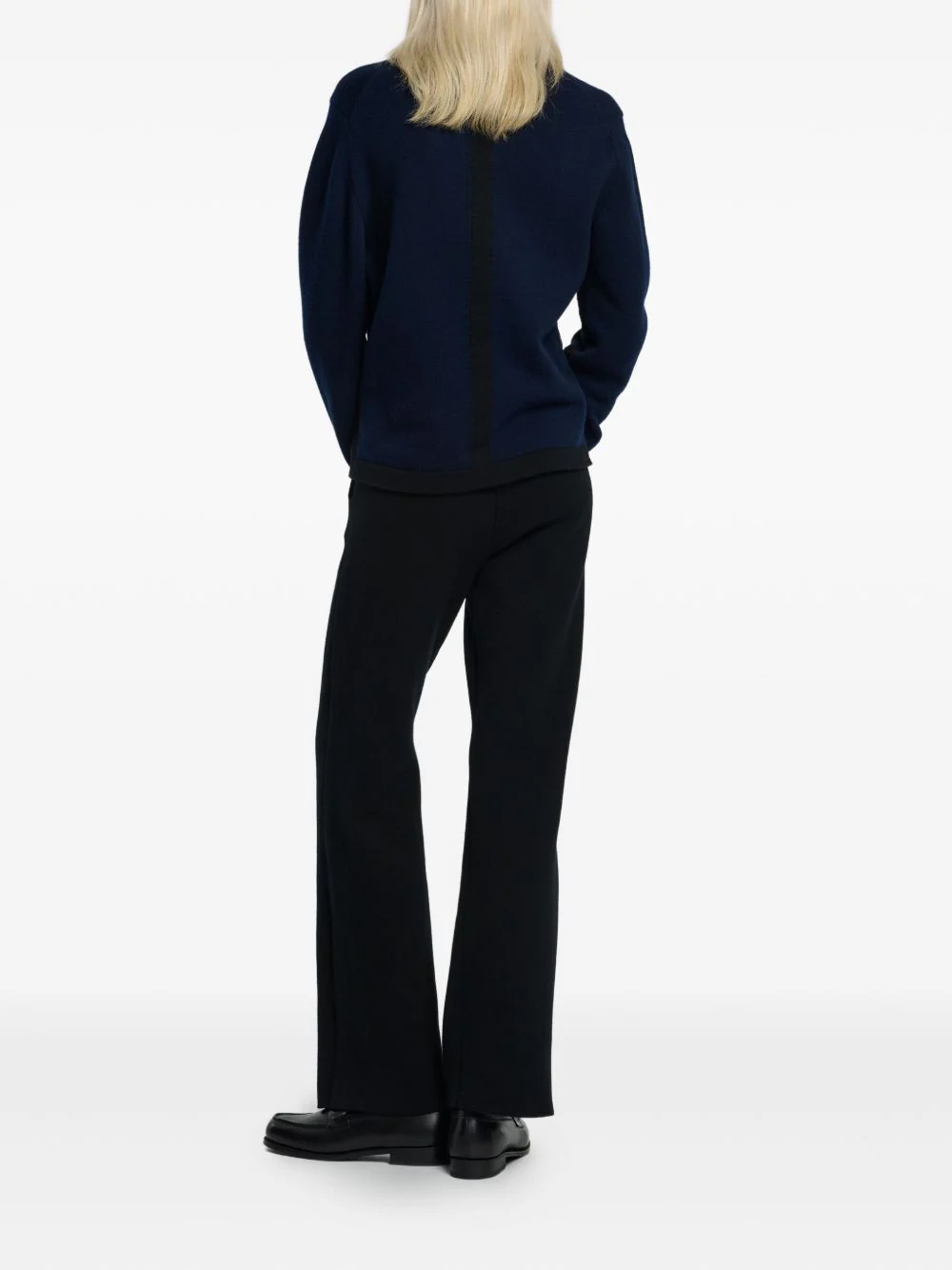 Round-Neck Cashmere Sweater - Image 3