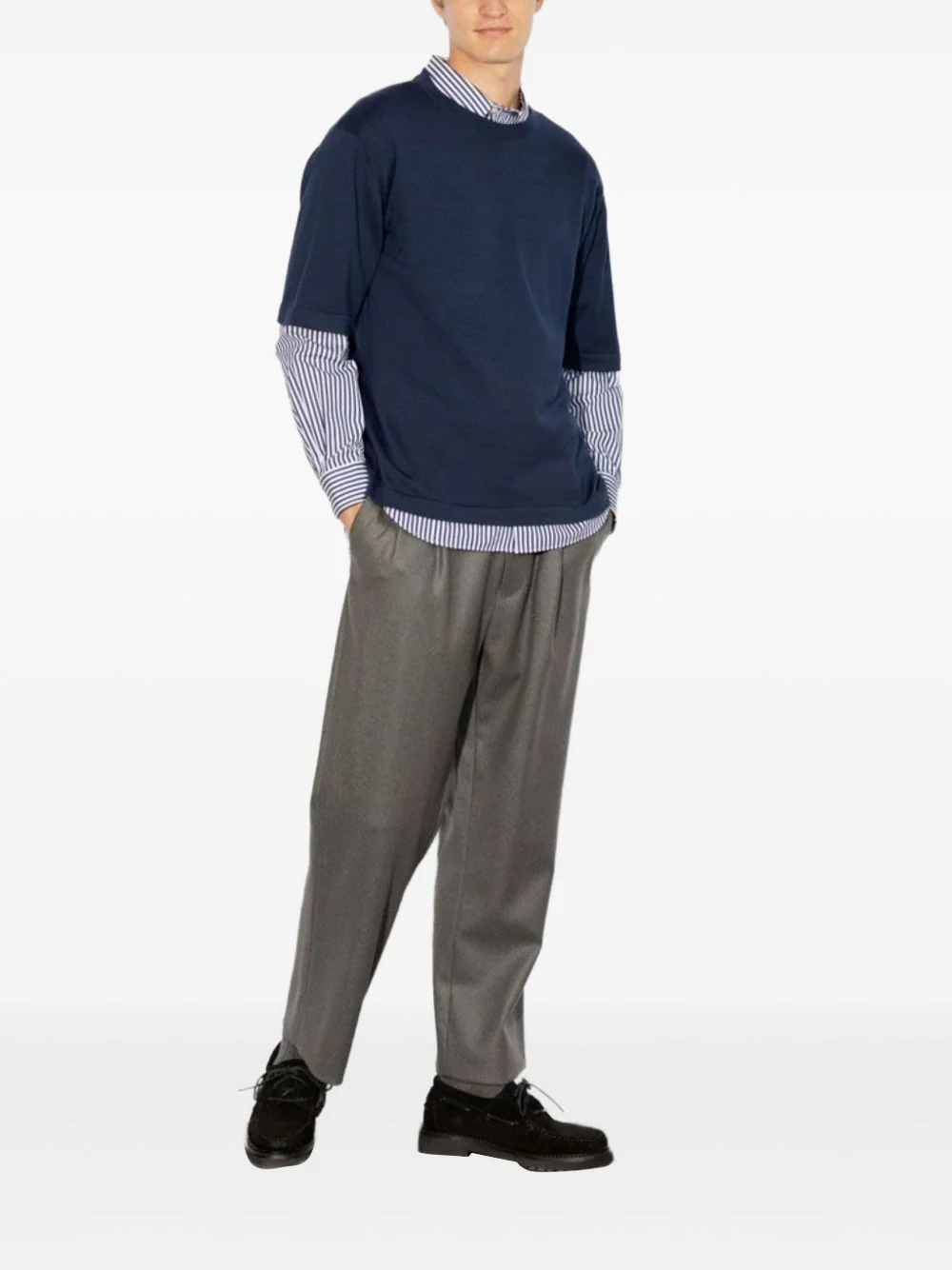 Round-Neck Short-Sleeve T-Shirt - Image 4