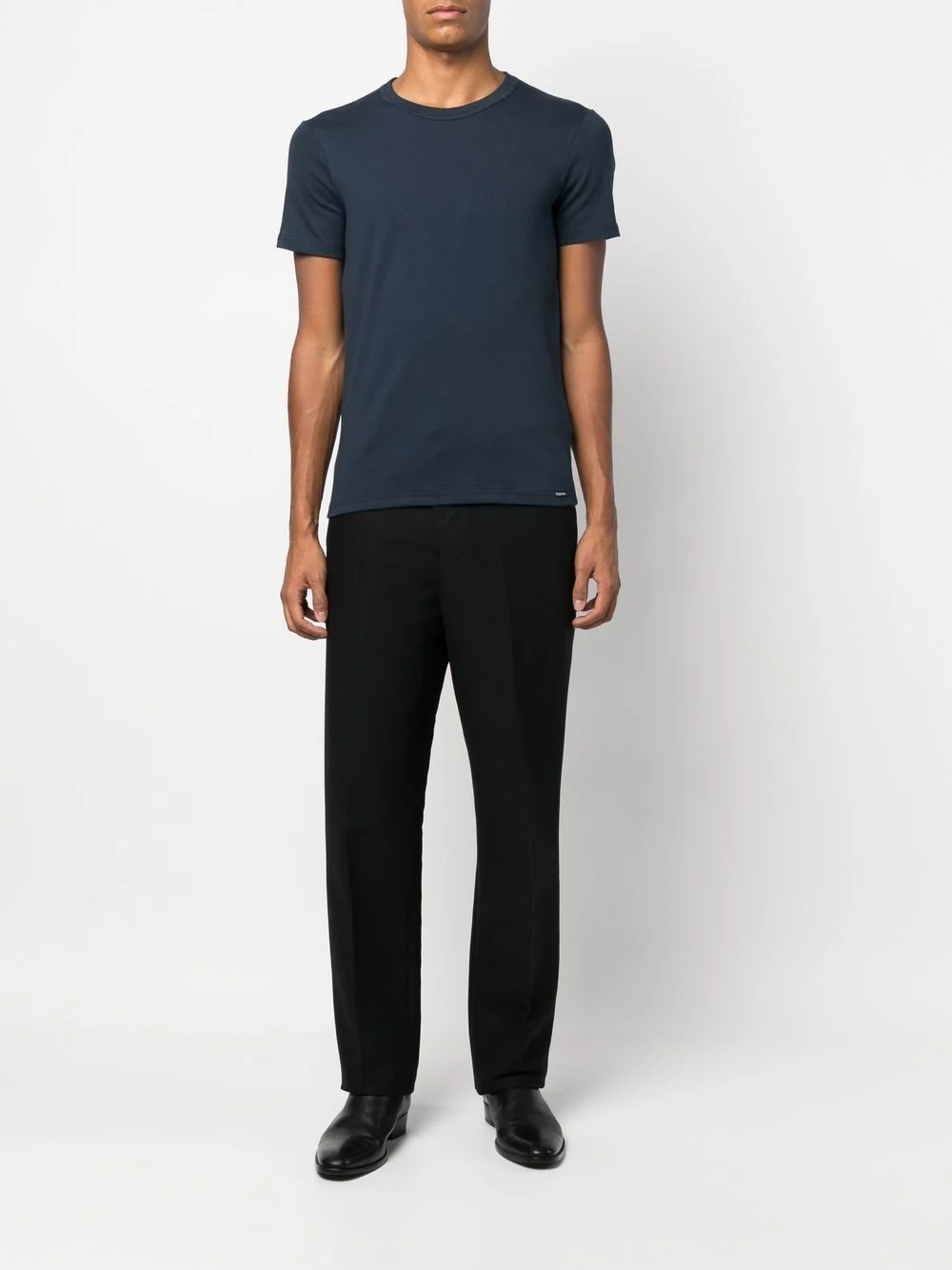 Round-Neck Short-Sleeve T-Shirt - Image 5