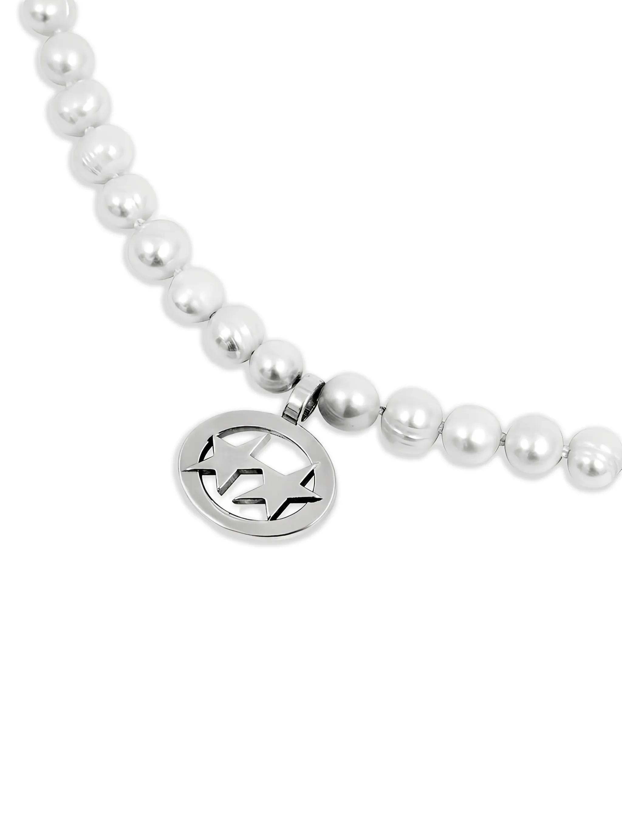 Round Pearl Pendant Necklace - Image 2