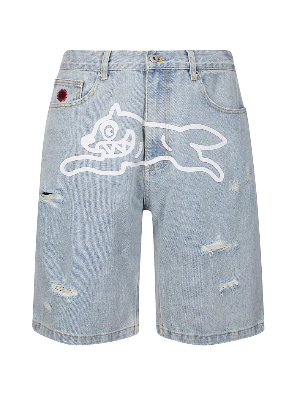 Running Dog Denim Shorts