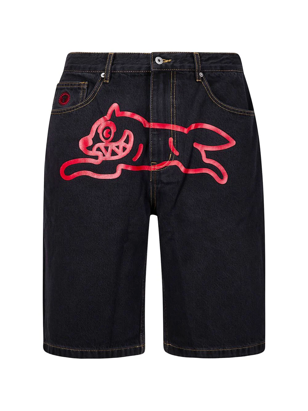 Running Dog Denim Shorts