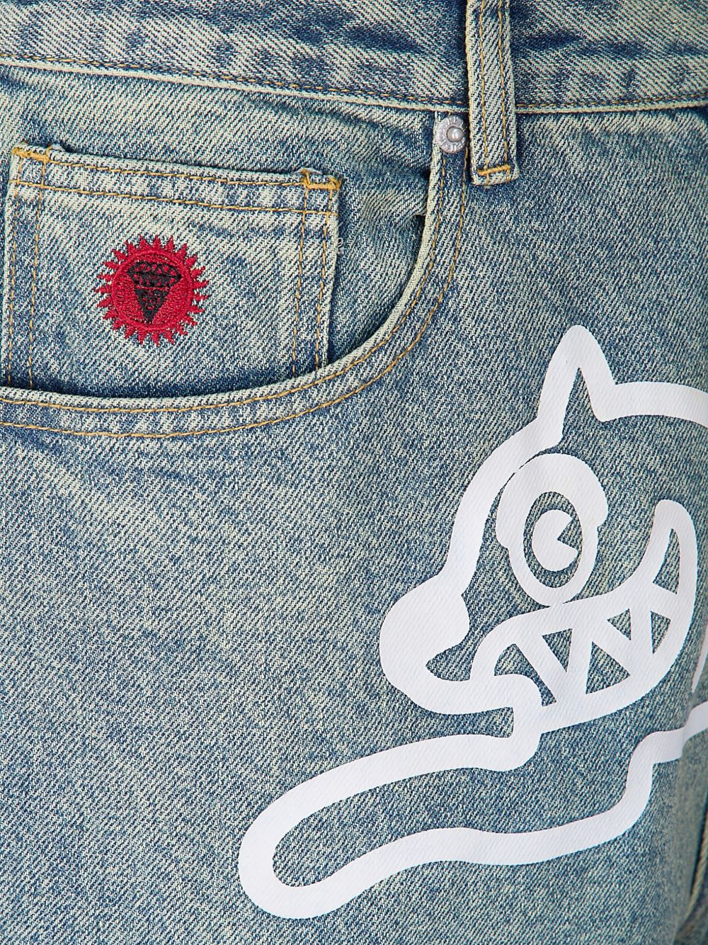 Running Dog Denim Shorts - Image 3