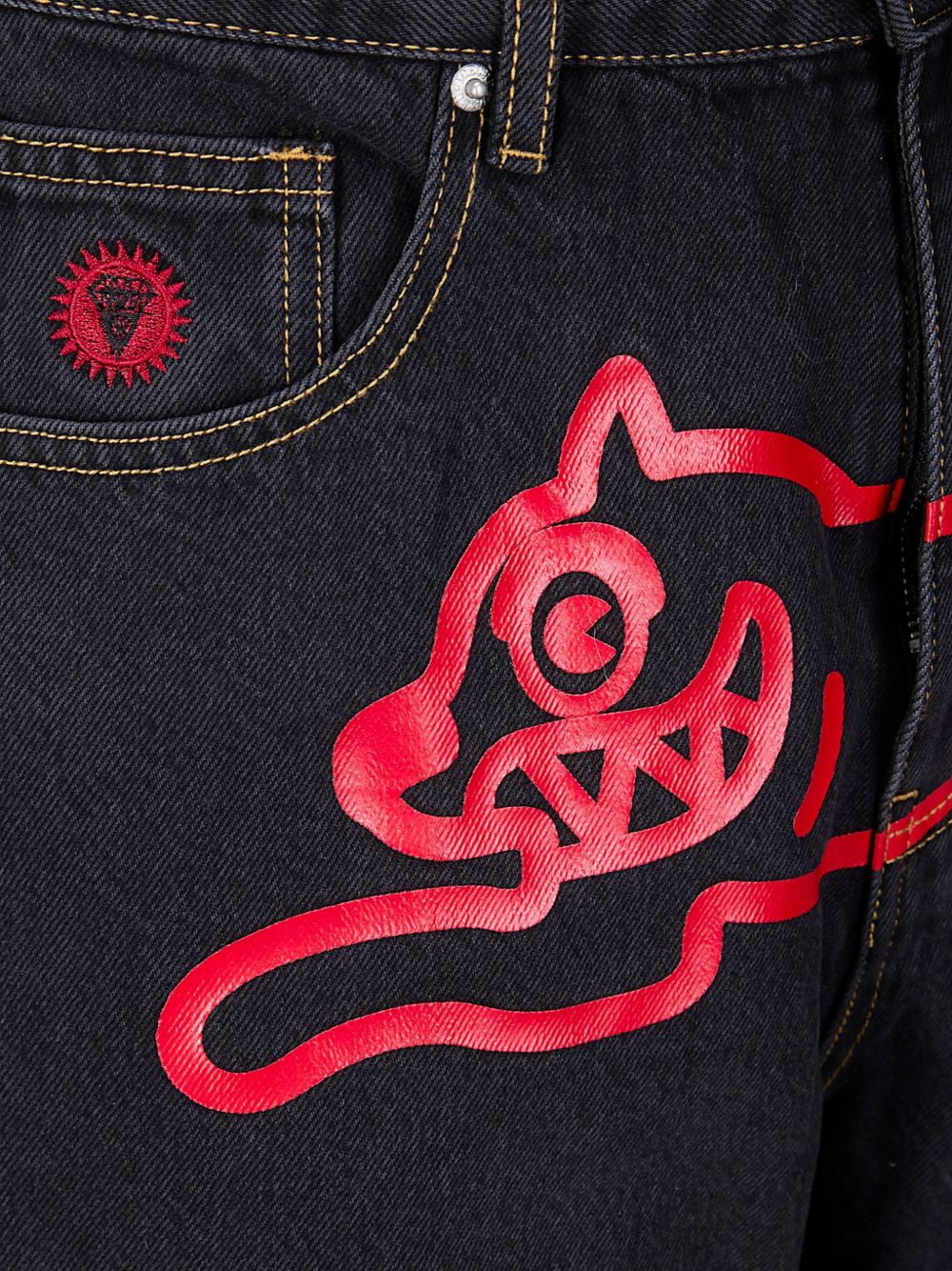 Running Dog Denim Shorts - Image 3