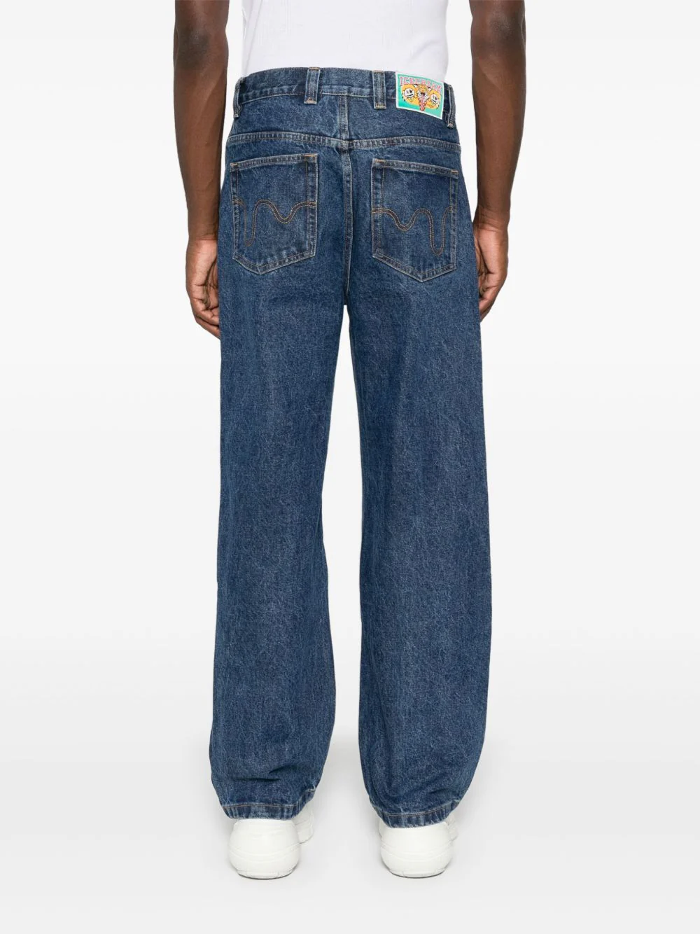 Running Dog Double Scoop Straight Jeans - Image 4