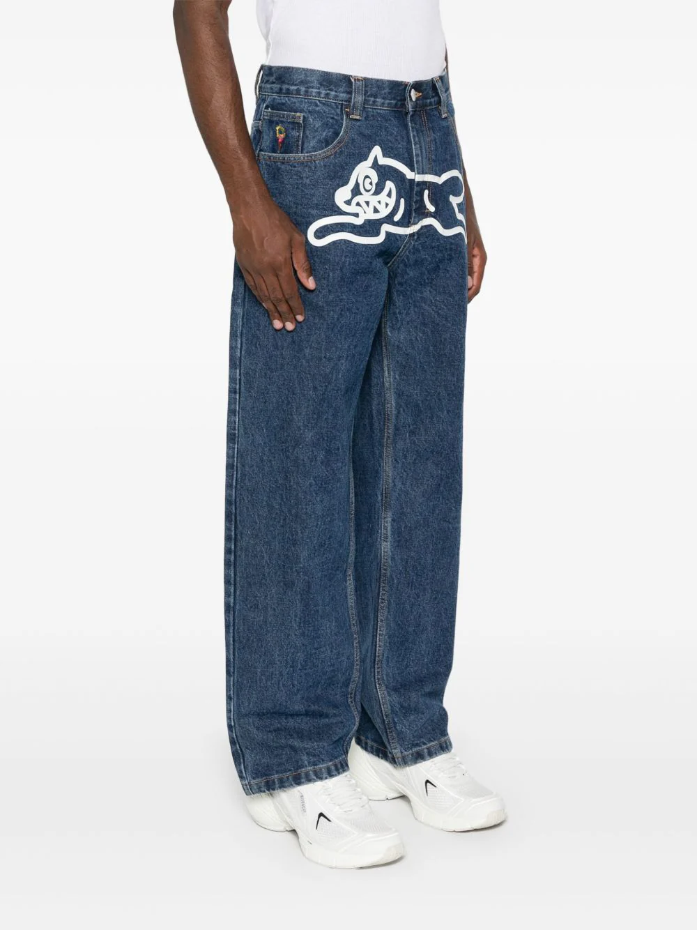 Running Dog Double Scoop Straight Jeans - Image 5