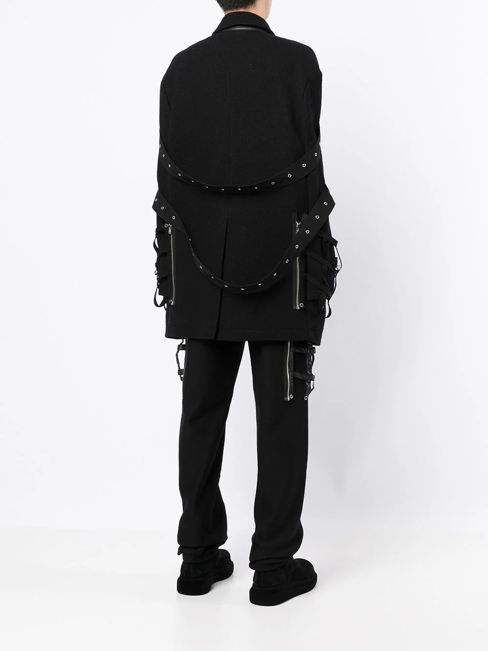 Safety-Pin Detail Jacket - Image 3